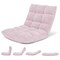 14-Position Adjustable Floor Chair with Soft Coral Velvet and Memory Foam for TV Gaming or Meditation
